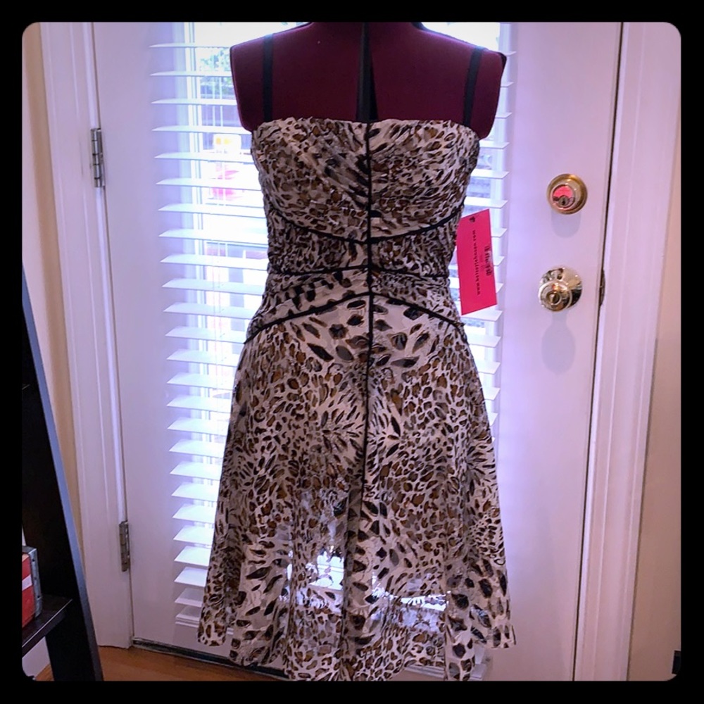 NWT Betsey Johnson Leopard Dress